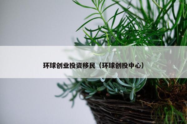 环球创业投资移民（环球创投中心）