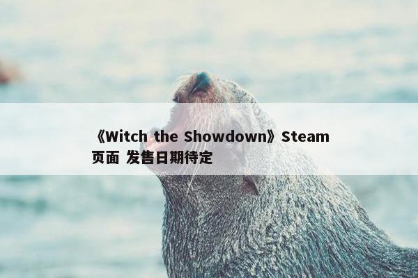 《Witch the Showdown》Steam页面 发售日期待定