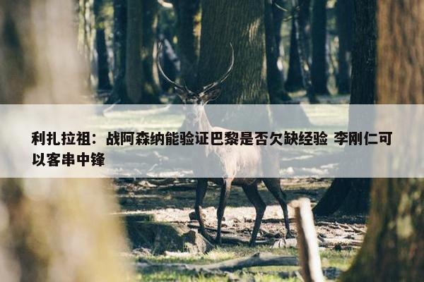 利扎拉祖：战阿森纳能验证巴黎是否欠缺经验 李刚仁可以客串中锋