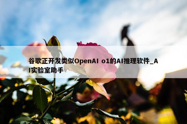 谷歌正开发类似OpenAI o1的AI推理软件_AI实验室助手