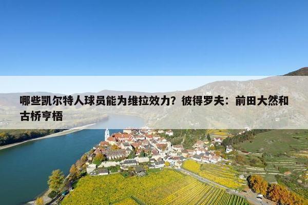 哪些凯尔特人球员能为维拉效力？彼得罗夫：前田大然和古桥亨梧