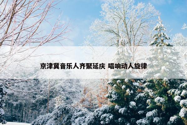 京津冀音乐人齐聚延庆 唱响动人旋律