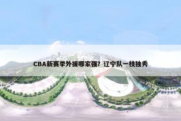 CBA新赛季外援哪家强？辽宁队一枝独秀