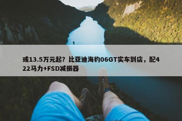 或13.5万元起？比亚迪海豹06GT实车到店，配422马力+FSD减振器