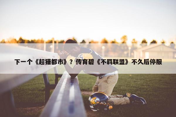 下一个《超猎都市》？传育碧《不羁联盟》不久后停服