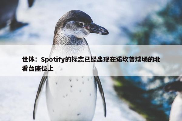 世体：Spotify的标志已经出现在诺坎普球场的北看台座位上