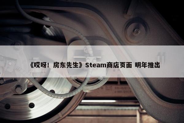 《哎呀！房东先生》Steam商店页面 明年推出