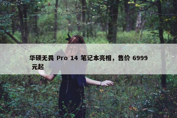 华硕无畏 Pro 14 笔记本亮相，售价 6999 元起