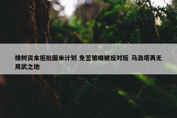 橡树资本拒批国米计划 免签策略被反对后 马洛塔再无用武之地