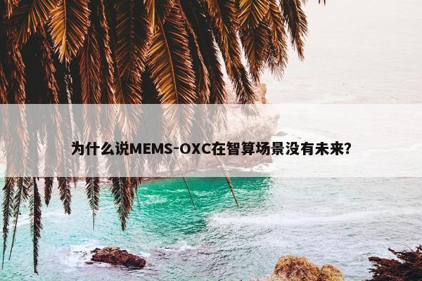 为什么说MEMS-OXC在智算场景没有未来？