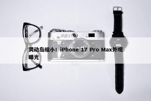 灵动岛缩小！iPhone 17 Pro Max外观曝光