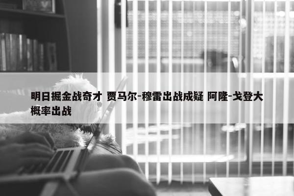 明日掘金战奇才 贾马尔-穆雷出战成疑 阿隆-戈登大概率出战