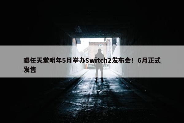 曝任天堂明年5月举办Switch2发布会！6月正式发售