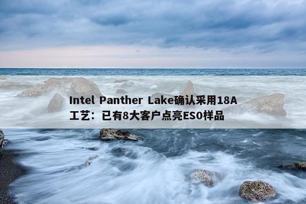 Intel Panther Lake确认采用18A工艺：已有8大客户点亮ES0样品