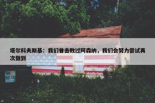 塔尔科夫斯基：我们曾击败过阿森纳，我们会努力尝试再次做到