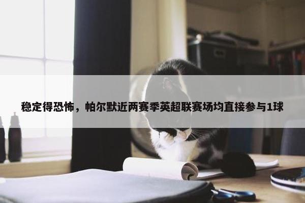 稳定得恐怖，帕尔默近两赛季英超联赛场均直接参与1球