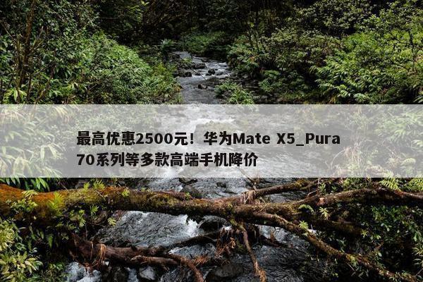 最高优惠2500元！华为Mate X5_Pura 70系列等多款高端手机降价