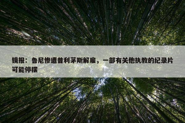 镜报：鲁尼惨遭普利茅斯解雇，一部有关他执教的纪录片可能停摆