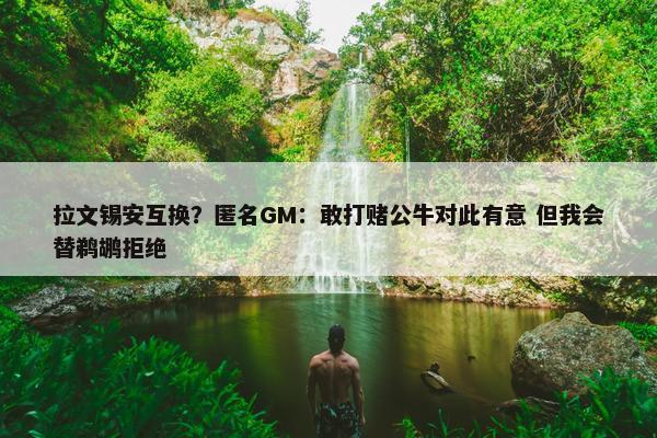 拉文锡安互换？匿名GM：敢打赌公牛对此有意 但我会替鹈鹕拒绝