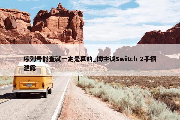 序列号能查就一定是真的_博主谈Switch 2手柄泄露