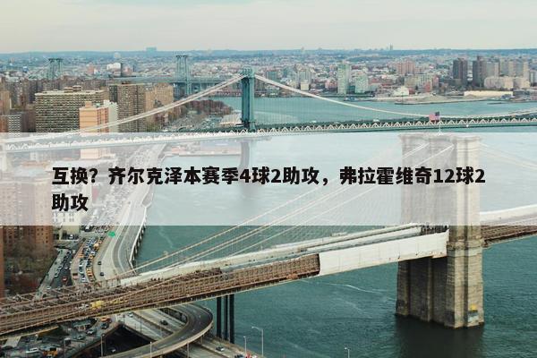 互换？齐尔克泽本赛季4球2助攻，弗拉霍维奇12球2助攻