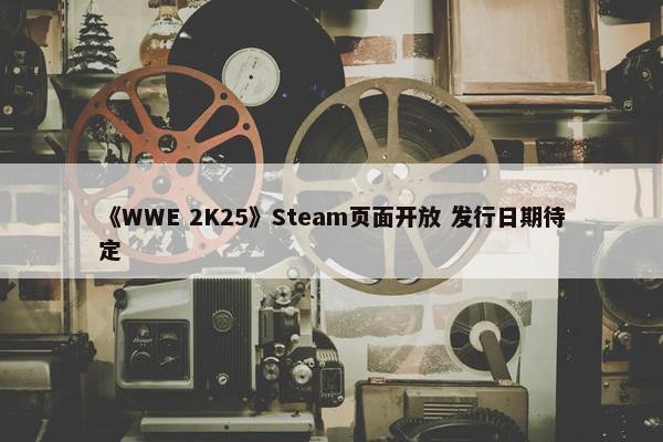 《WWE 2K25》Steam页面开放 发行日期待定