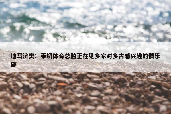 迪马济奥：莱切体育总监正在见多家对多古感兴趣的俱乐部